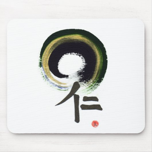 Enso -慈善のための漢字 マウスパッド (正面)