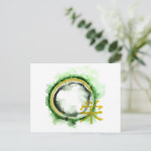 Enso -華麗さ、Sumi-eのための漢字 ポストカード (スタンド正面)
