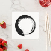 Enso Zen Circle スタンダードカクテルナプキン (インサイチュ)