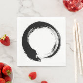 Enso Zen Circle スタンダードランチョンナプキン (インサイチュ)