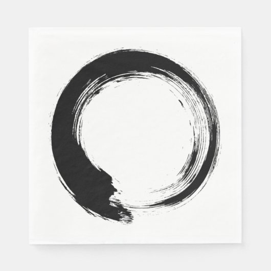 Enso Zen Circle スタンダードランチョンナプキン (正面)