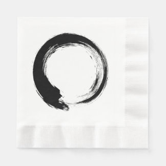 Enso Zen Circle 縁ありランチョンナプキン