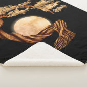 Enso Zen Circle Bonsai Tree シェルパブランケット (3/4)