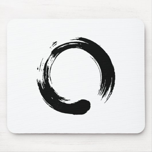 Enso, Zen, Circle, Symbol, Buddhism, Buddha, Medit マウスパッド (正面)