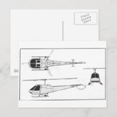 Enstrom-F28 ポストカード (正面/裏面)