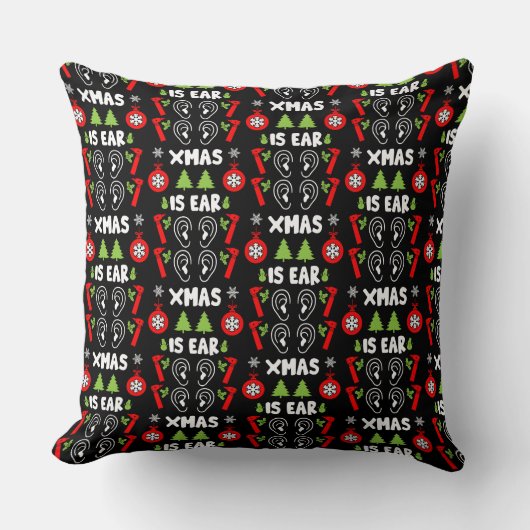 ENTドクタークリスマス クッション (正面)