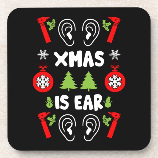 ENTドクタークリスマス コースター (正面)