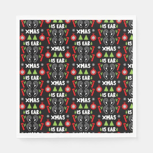 ENTドクタークリスマス スタンダードランチョンナプキン (正面)