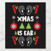 ENTドクタークリスマス ワインラベル (シングルラベル)