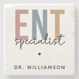 ENTドクパーソナライズされたターENTスペシャリスト ストーンコースター