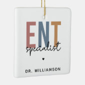 ENTドクパーソナライズされたターENTスペシャリスト セラミックオーナメント (右)
