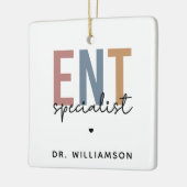 ENTドクパーソナライズされたターENTスペシャリスト セラミックオーナメント (左)