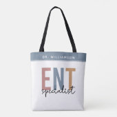 ENTドクパーソナライズされたターENTスペシャリスト トートバッグ (裏面)