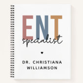 ENTドクパーソナライズされたターENTスペシャリスト ノートブック (正面)