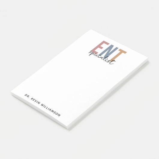 ENTドクパーソナライズされたターENTスペシャリスト ポストイット (アングル)