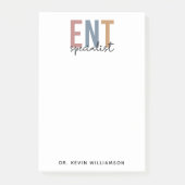 ENTドクパーソナライズされたターENTスペシャリスト ポストイット (正面)