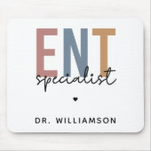 ENTドクパーソナライズされたターENTスペシャリスト マウスパッド (正面)
