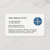 ENT耳鼻咽喉科医用名刺 名刺 (正面)