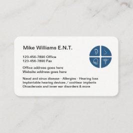 ENT耳鼻咽喉科医用名刺 名刺