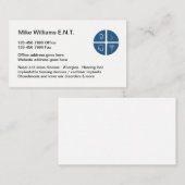 ENT耳鼻咽喉科医用名刺 名刺 (正面/裏面)