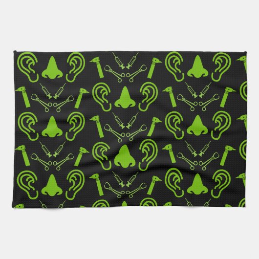 ENT耳鼻咽喉科耳鼻咽喉科医 キッチンタオル (横)