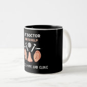 ENT耳鼻咽喉科耳鼻咽喉科医 ツートーンマグカップ (正面右)