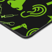 ENT耳鼻咽喉科耳鼻咽喉科医 デスクマット (コーナー)