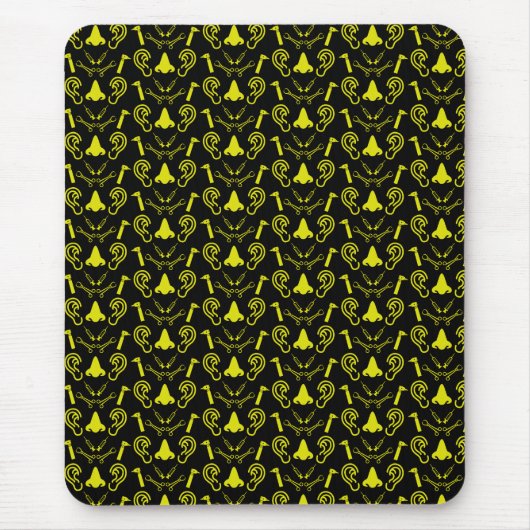 ENT耳鼻咽喉科耳鼻咽喉科医 マウスパッド (正面)