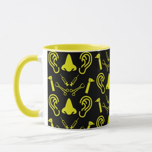 ENT耳鼻咽喉科耳鼻咽喉科医 マグカップ (左)