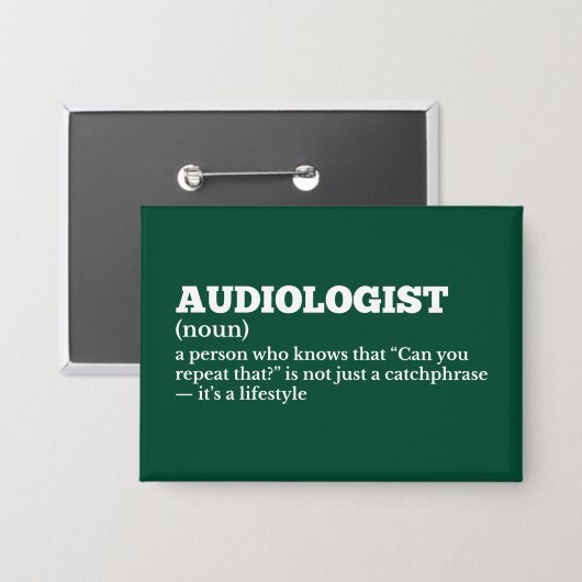 ENT Team Audiologist Definition 缶バッジ (正面/裏面)