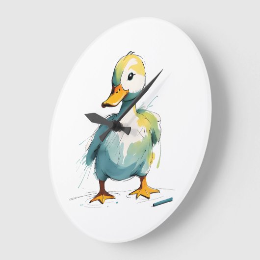 Ente ラージ壁時計 (傾斜)