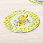 Ente nähen  ラウンドペーパーコースター (アングル)