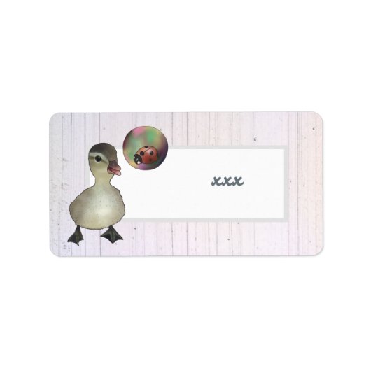 Ente und Seifenblase ラベル (正面)