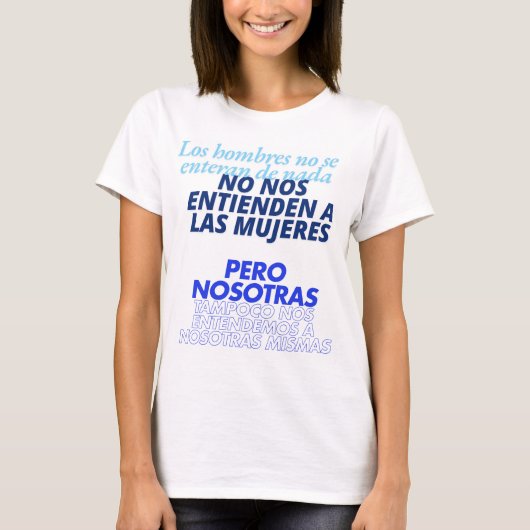 Entendiendo el Misterio Femenino Tシャツ (正面)