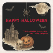 Enter もし You Dare – ハ不気味ル幽霊のよく出るウィーン スクエアペーパーコースター (正面)