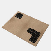 Enter & Escape鍵デザインコンピュータおもしろいへようこそ ドアマット (アングル)