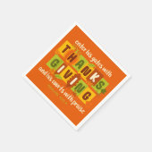 Enter His Gates with Thanks – Psalm 100:4  スタンダードカクテルナプキン (角)