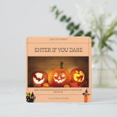 Enter If You Dare: A Haunted Halloween Night Await 招待状 (スタンド正面)