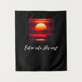 Enter into His rest Faith Inspired Tapestry タペストリー
