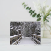 Enter - New Hampshire Snow Sceneはがき ポストカード (スタンド正面)