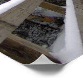 Enter - New Hampshire Snow Scene ポスター (角)