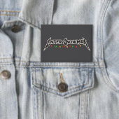 Enter Snowman Christmas Rocker Winter Rock Metal 缶バッジ (インサイチュ)