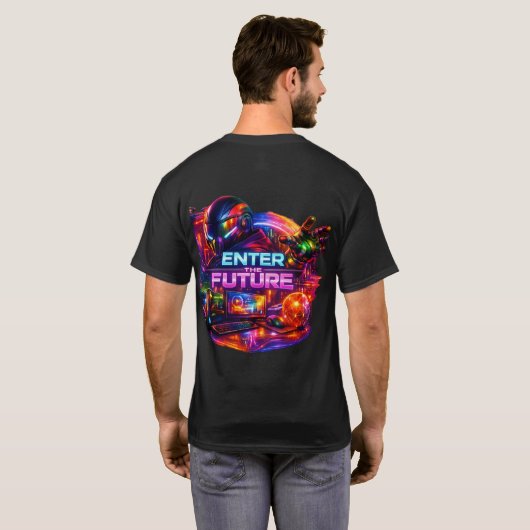 Enter the Future Galaxy T-Shirt Tシャツ (裏面フル)