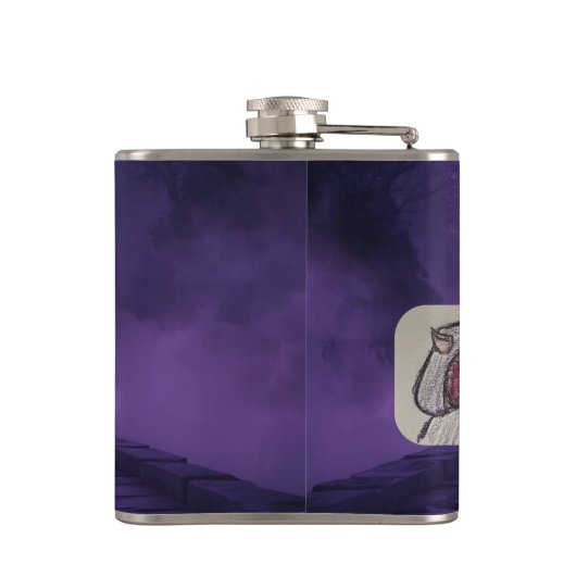 Enter the Gates of Ishtar drinking flask フラスク (裏面)