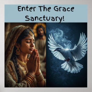 Enter The Grace sanctuary design 2 color theme 1 ポスター