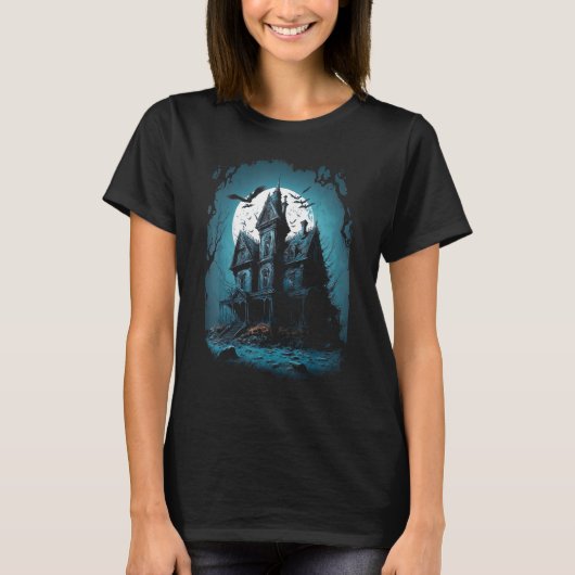 Enter the Haunted Mansion Scary Halloween Tシャツ (正面)
