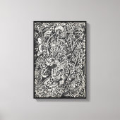 Enter, The Microdot Man Canvas Print キャンバスプリント (正面)