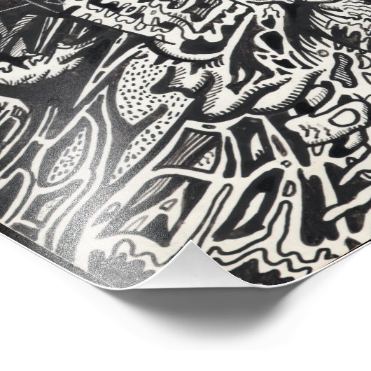 Enter, The Microdot Man Photo Engration フォトプリント (角)