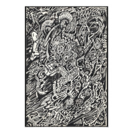 Enter, The Microdot Man Photo Engration フォトプリント