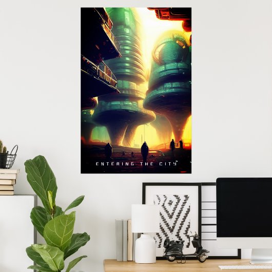 Entering the City ポスター (ホームオフィス)